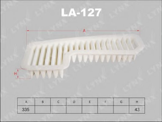 Воздушный фильтр lynxauto LA-127