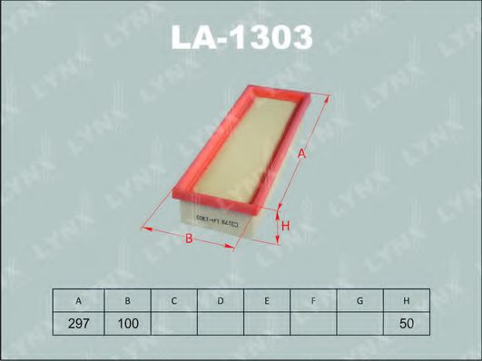 Воздушный фильтр lynxauto LA-1303