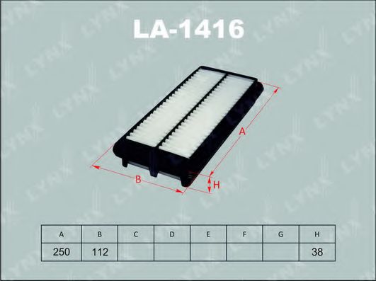 Воздушный фильтр lynxauto LA-1416