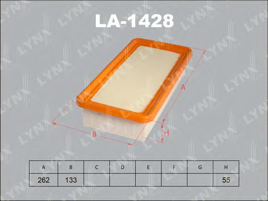 Воздушный фильтр lynxauto LA-1428