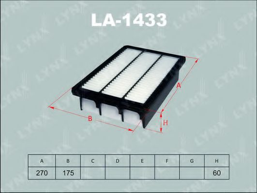 Воздушный фильтр lynxauto LA-1433