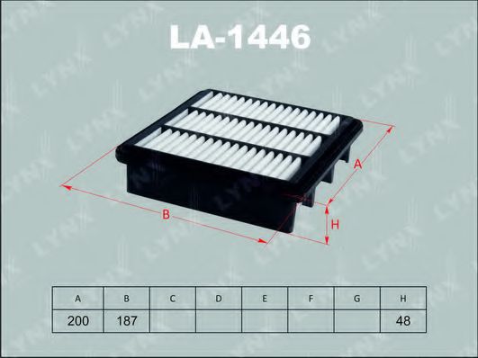 Воздушный фильтр lynxauto LA-1446