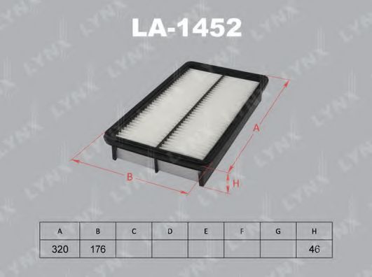 Воздушный фильтр lynxauto LA-1452