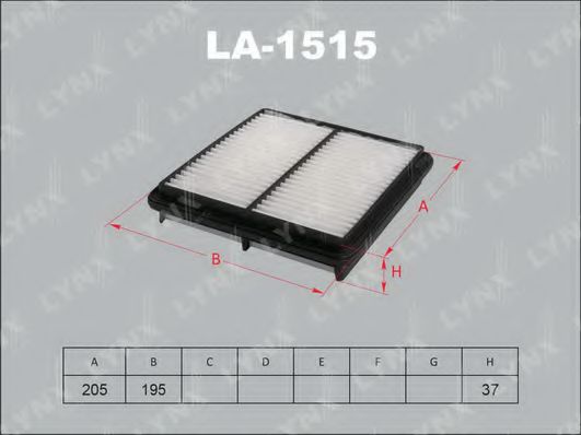 Воздушный фильтр lynxauto LA-1515