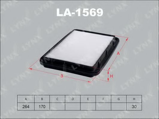 Воздушный фильтр lynxauto LA-1569