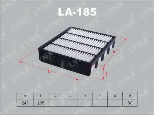 Воздушный фильтр lynxauto LA-185