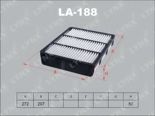 Воздушный фильтр lynxauto LA-188