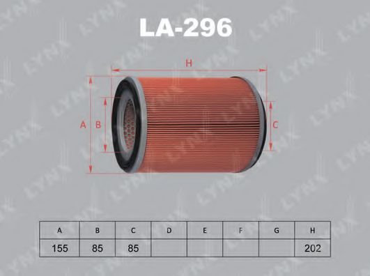 Воздушный фильтр lynxauto LA-296