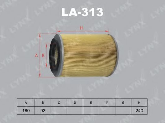 Воздушный фильтр lynxauto LA-313