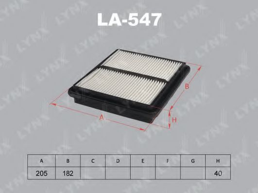 Воздушный фильтр lynxauto LA-547