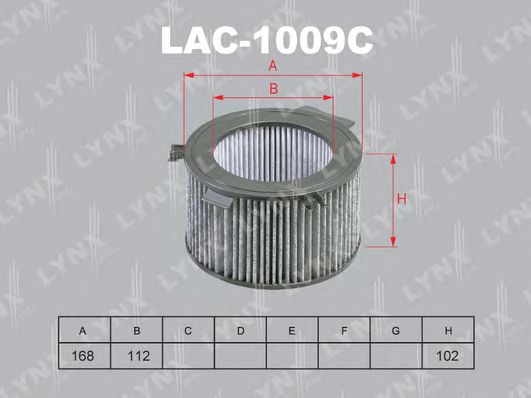 Фильтр салона lynxauto LAC-1009C