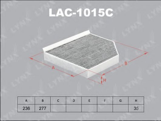 Фильтр салона lynxauto LAC-1015C