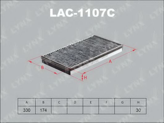 Фильтр салона lynxauto LAC-1107C