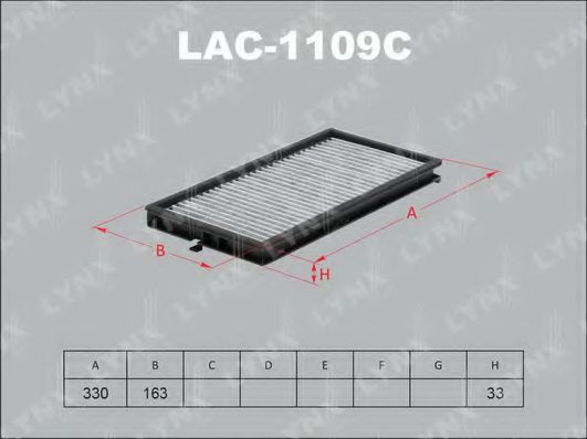 Фильтр салона lynxauto LAC-1109C