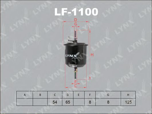 Топливный фильтр lynxauto LF-1100