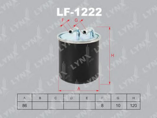 Топливный фильтр lynxauto LF-1222