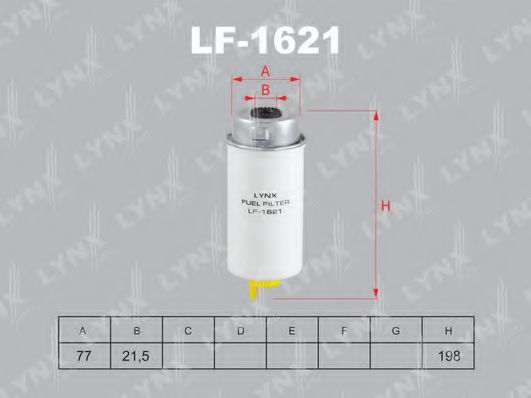 Топливный фильтр lynxauto LF-1621