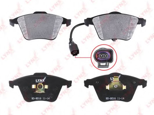 Тормозные колодки lynxauto BD-8016