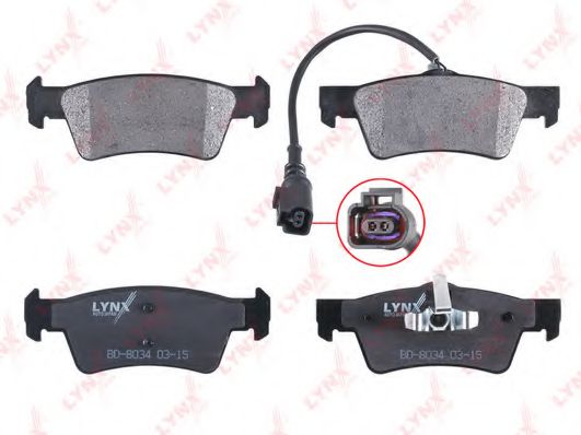 Тормозные колодки lynxauto BD-8034