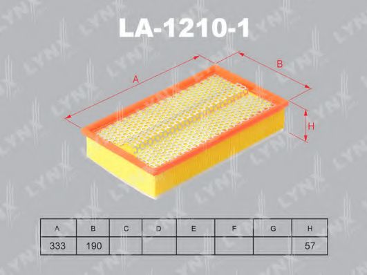 Воздушный фильтр lynxauto LA-1210-1