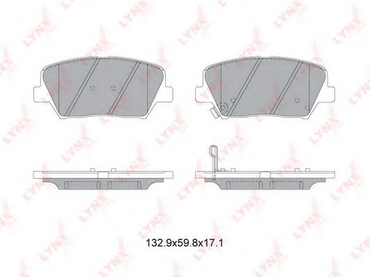 Тормозные колодки lynxauto BD-3630