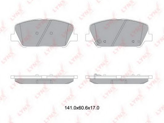 Тормозные колодки lynxauto BD-3631