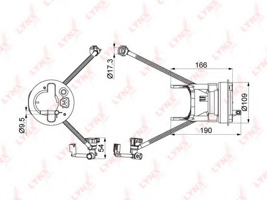 Топливный фильтр LYNXauto LF-1001M Топливный фильтр LYNXauto LF-1001M