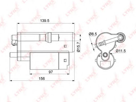 Топливный фильтр LYNXauto LF-997M Топливный фильтр LYNXauto LF-997M