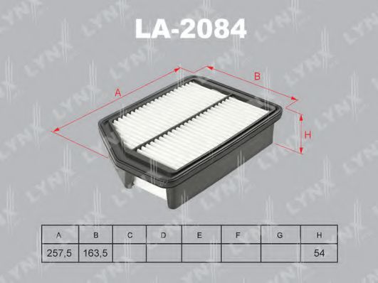 Воздушный фильтр lynxauto LA-2084