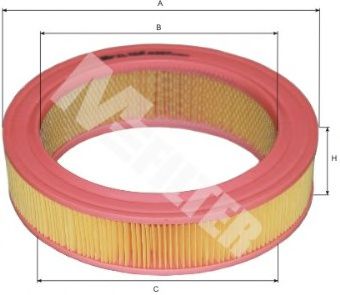 Воздушный фильтр MFILTER A 397