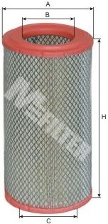 Воздушный фильтр MFILTER A 824