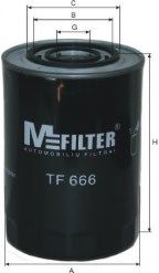 Масляный фильтр MFILTER TF 666