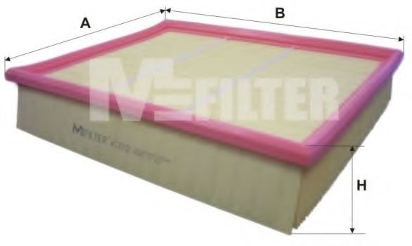 Воздушный фильтр MFILTER K 372