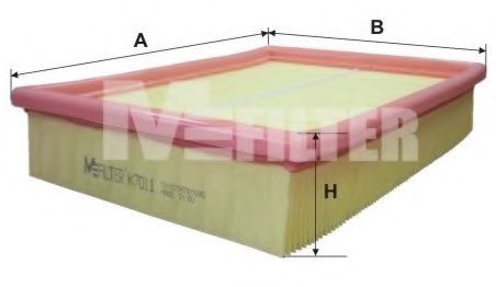 Воздушный фильтр MFILTER K 7011