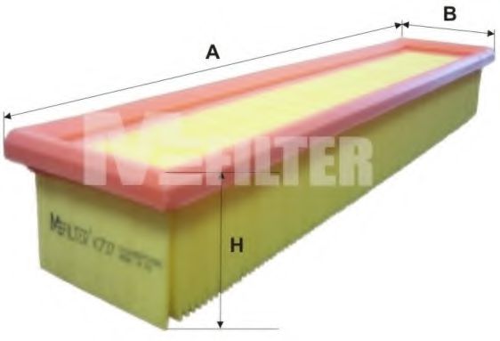 Воздушный фильтр MFILTER K 737