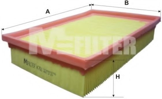Воздушный фильтр MFILTER K 761