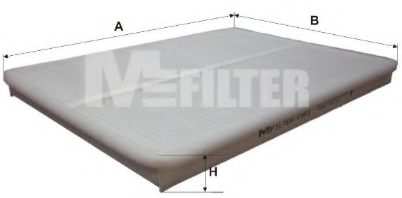 Фильтр салона MFILTER K 951