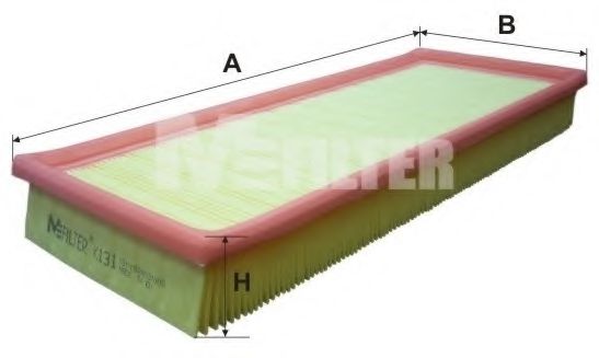 Воздушный фильтр MFILTER K 131