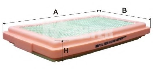 Воздушный фильтр MFILTER K 166
