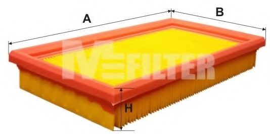 Воздушный фильтр MFILTER K 190