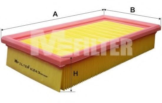 Воздушный фильтр MFILTER K 243