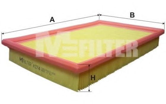 Воздушный фильтр MFILTER K 274