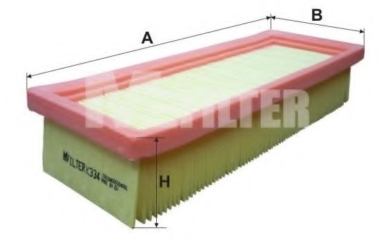 Воздушный фильтр MFILTER K 334