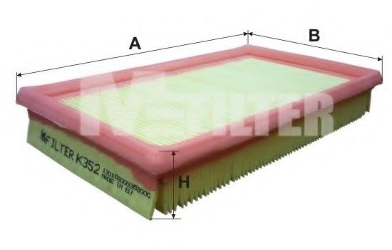 Воздушный фильтр MFILTER K 352