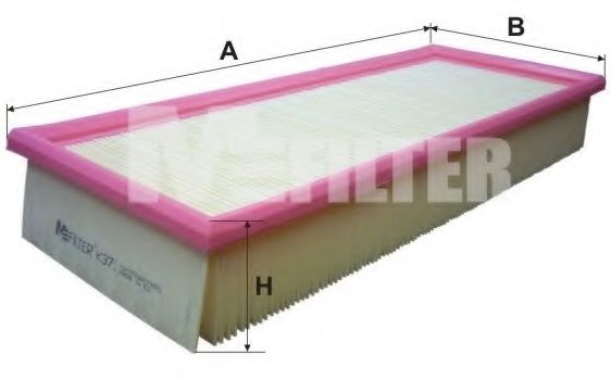 Воздушный фильтр MFILTER K 371