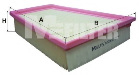 Воздушный фильтр MFILTER K 409