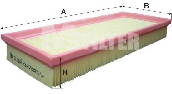 Воздушный фильтр MFILTER K 487