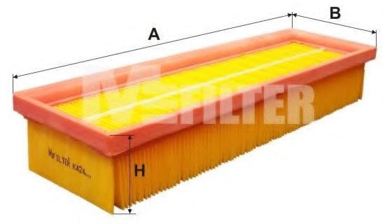 Воздушный фильтр MFILTER K 424