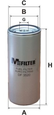 Топливный фильтр MFILTER DF 3520