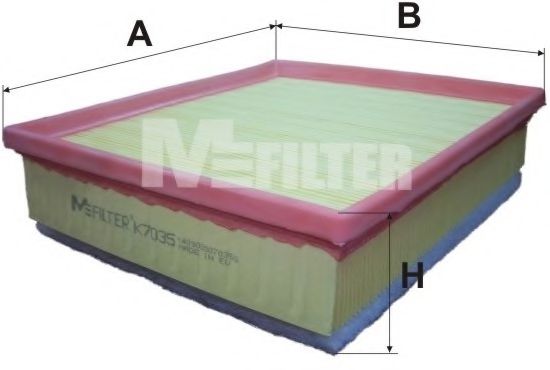 Воздушный фильтр MFILTER K 7035